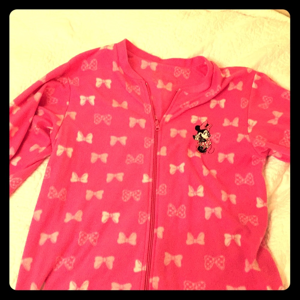 Minnie Mouse footie Pjs